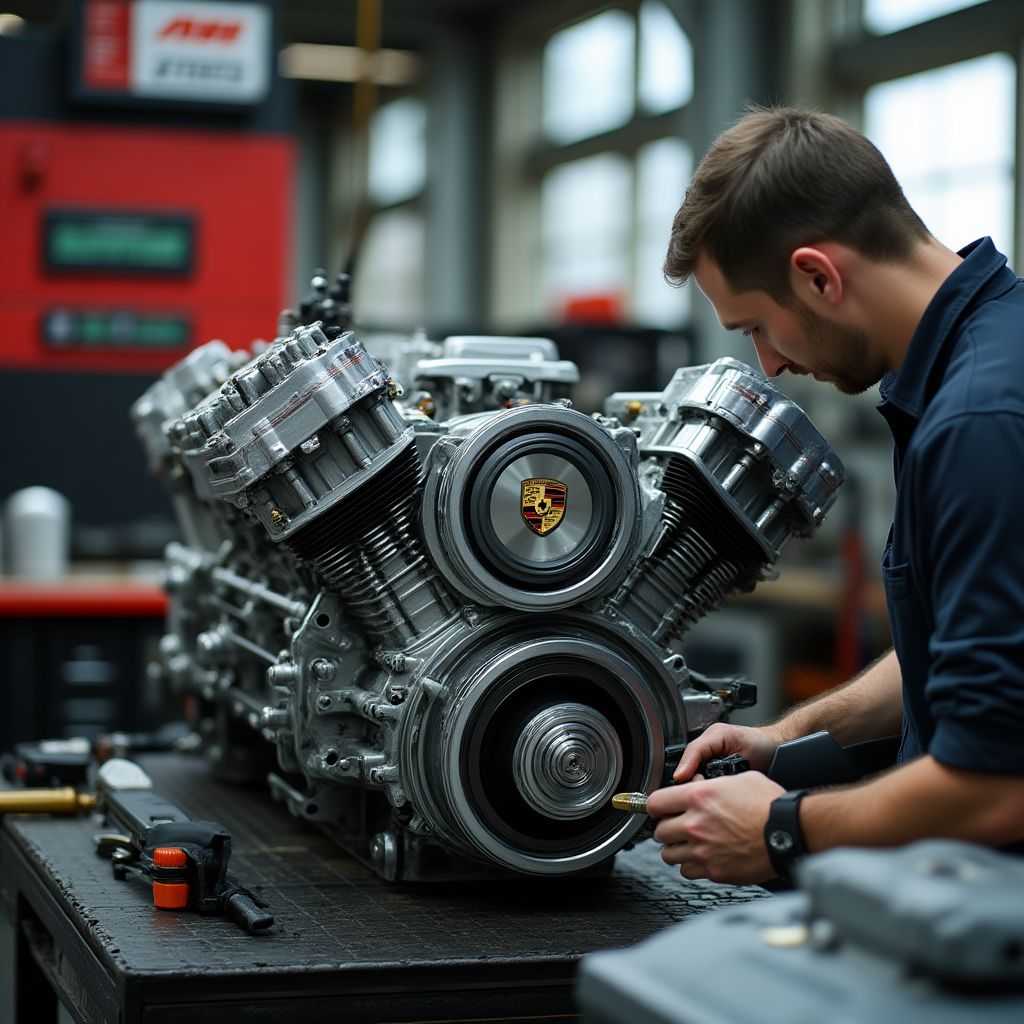 Reparación de motor Porsche
